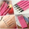Maxdona Waterproof Retractable Long Lasting Eyebrow Eye Brow Pink Case
