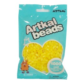 Artkal 5mm Midi Fuse Beads Golden Yellow 1000 Beads