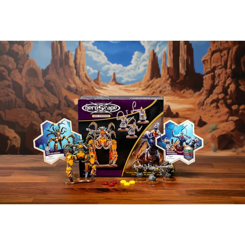 Renegade Game Studios Heroscape Revnas Rebuke Iron Lich Viscerot &