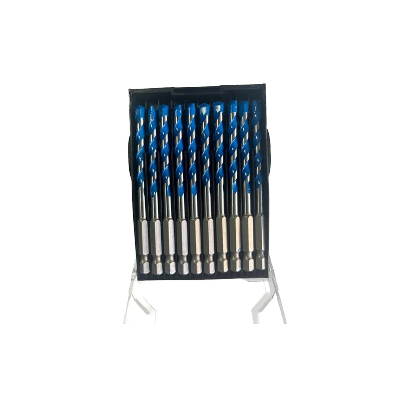 Sivitec 10 Piece 6mm Masonry and Concrete Drill Bit Set