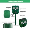 Talkcute Repelente de Animales Ultrasónico Solar, Modos de Ondas, Sensor