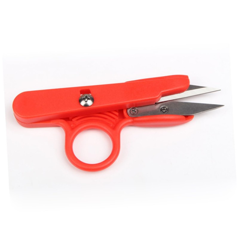 jojofuny 12pcs Multi-use High Carbon Steel Scissors Handle Yarn Cutters