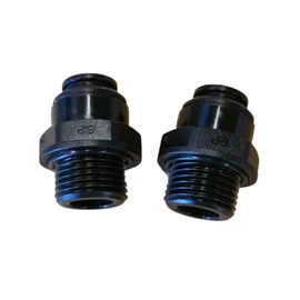 John Guest Male 1/2" BSP to 12mm Push Fit Water Adaptor **(2 Pack)**
