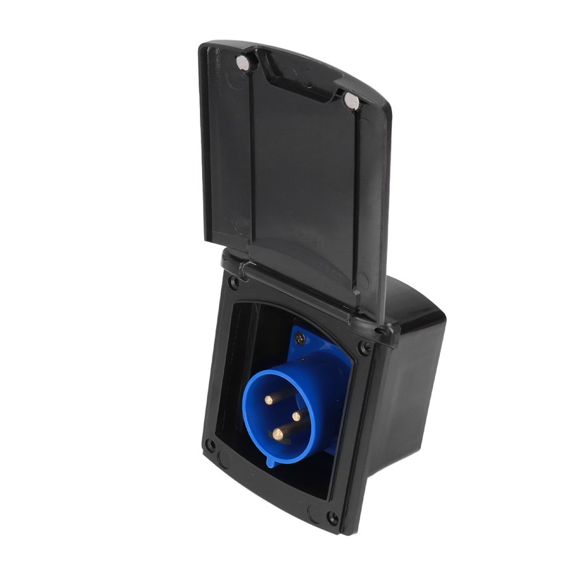 32A 220V‑250V RV External Power Outlet Box 3 Pin Plug