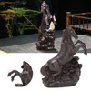 Running Horse Incense Burner Backflow Incense Holder Ornament for Bedroom