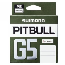 Shimano LD-M41U Pit Bull G5 Line, 109.4 yd (100 m), High-visibility Orange, No. 1