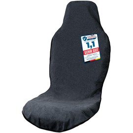 LIONSTRONG Car Seat Protector Front Seat Universal Compatible [Waterproof] – Car Seat Covers Front Seats – Seat Protectors Car Seat Covers Car Seat Protector – Workshop Protector – Microfibre