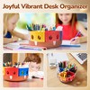GAMENOTE Rotating Art Supplies Organizer - Lazy Susan Office School