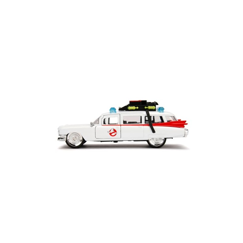 Jada Ghostbusters 1:32 Ecto-1 Die-Cast Car, Toys for Kids and