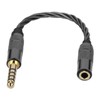 4.4mm Balanced Male to 3.5mm Stereo Female Adapter Cable for