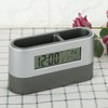 Tiiyee Pen Holder for Desk, Multi Functional LCD Digital Alarm