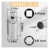 GLSOWEE Oil Pressure Switch Socket, 1 1/16" Socket Switch Fits