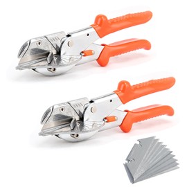 CTForest Mitre Scissors, Pipe Scissors, Comes with 10 Replacement Blades for Cutting Wood, Plastic etc