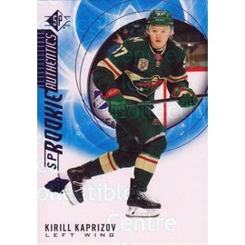 2020-21 Upper Deck SP Hockey Blue #129 Kirill Kaprizov Rookie Card RC Hockey Card Minnesota