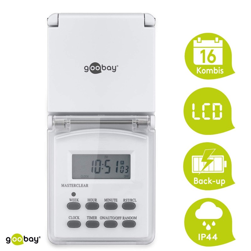 Goobay Digital Timer with Precise and Comfortable Control