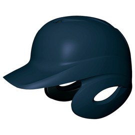 SSK H2,500M Baseball Soft Helmet with Both Ears (Matte) Matte Navy (70M) XO Size