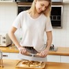 Pizza Cutter Rocker with Wooden Handles & Protective Cover by