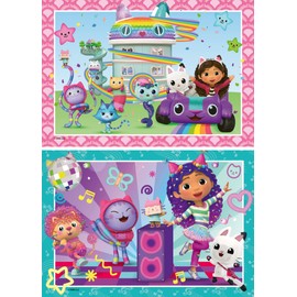 Ravensburger 12004112 Children's Puzzle, 12004112 Gabby's Dollhouse Puzzle for Children from 4 Years, with 2 x 24 Pieces