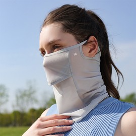 Women's UV Protection Mask for Golf, Cycling, and Hiking Mask Pink