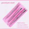 Cuticle Nippers and Cuticle Pusher Manicure Tools Set Nail Cutical