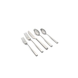 Cambridge Silversmiths Marlise Mirror 20-Piece Flatware Set, Service for 4,Silver