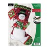Bucilla, Snowman's Quilted Delight, Perfect for DIY Arts and Crafts