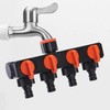 Suinga 4 Way Garden Tap Splitter 3/4" and 1" with