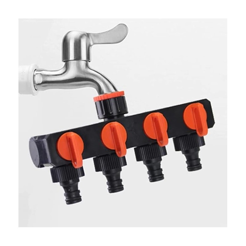 Suinga 4 Way Garden Tap Splitter 3/4" and 1" with