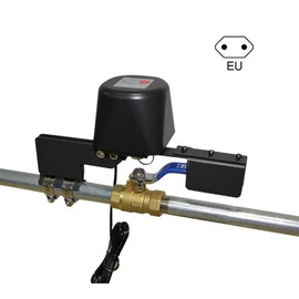 Intelligent Valve Control, Wireless WiFi or Bluetooth Remote Control, Timer Function, Intelligent Irrigation Switch for Automatic Shut-Off of the Water Gas Pipeline, EU Plug