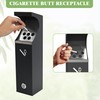 RDUIGT Steel Wall Mounted Trash Disposal Outdoor, Commercial Trash Can