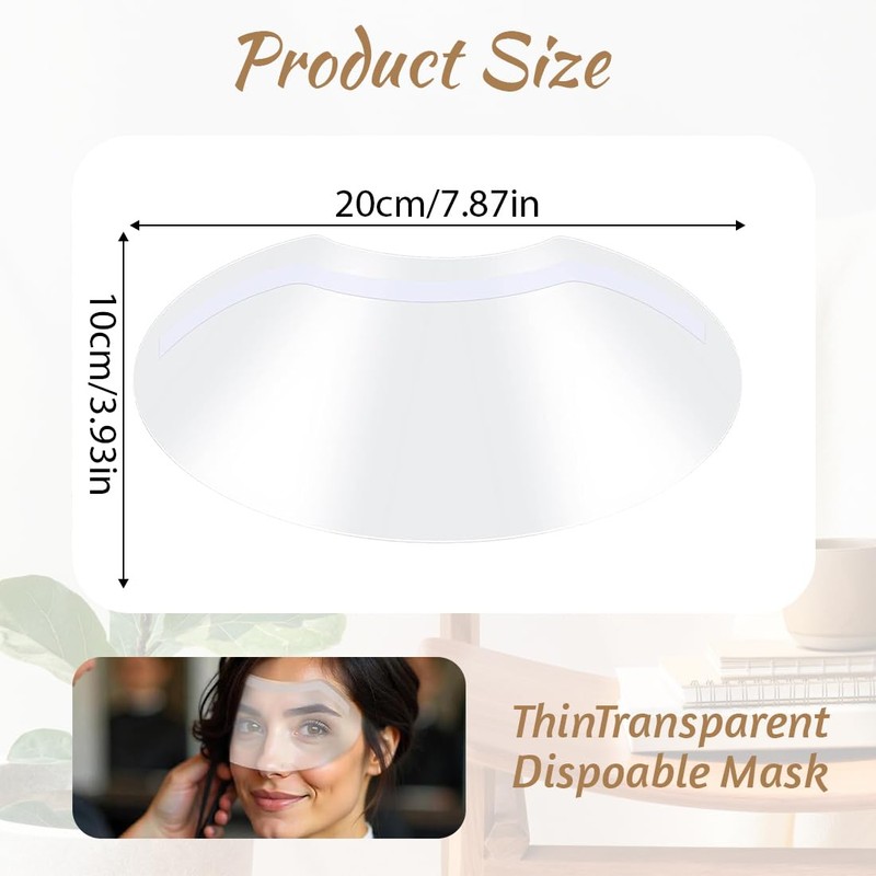 JEYORZY Pack of 50 Disposable Plastic Eye Protection Protective Shower