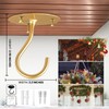 Etoolia Ceiling Hooks for Hanging Plants- 4pcs 2.56 inches Heavy