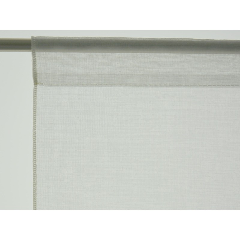 Clever-Kauf-24 Mini Panel Curtain Set, 3 Pieces, White, Transparent, 2
