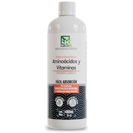 Aminoácidos y Vitaminas | Con Minerales Traza y Extracto de Hoja de Olivo | Nanotecnología Liposomal | Suplemento de Alta Absorción 480ml | 16 Dosis | Nano Nutrition by KEMED