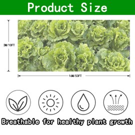 Garden Netting,10x53Ft Ultra Fine Mesh Netting Protection Plant Cover,Insect Netting for Garden,Reusable Barrier Protection Mesh for Protect Vegetables Plants Fruits Flowers Crops from Animals