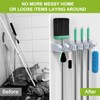 LETMY Broom Holder Wall Mounted - Mop and Broom Hanger