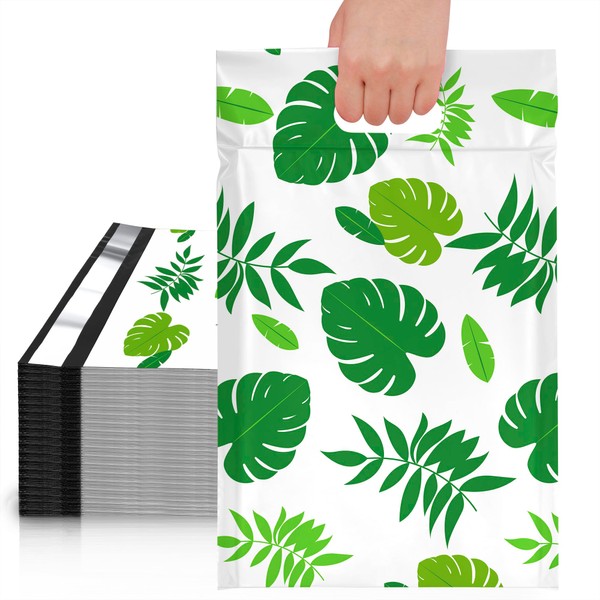 JinRuiKJ Poly Mailers with Handle 10x13 Inch 25 Pcs, Easy