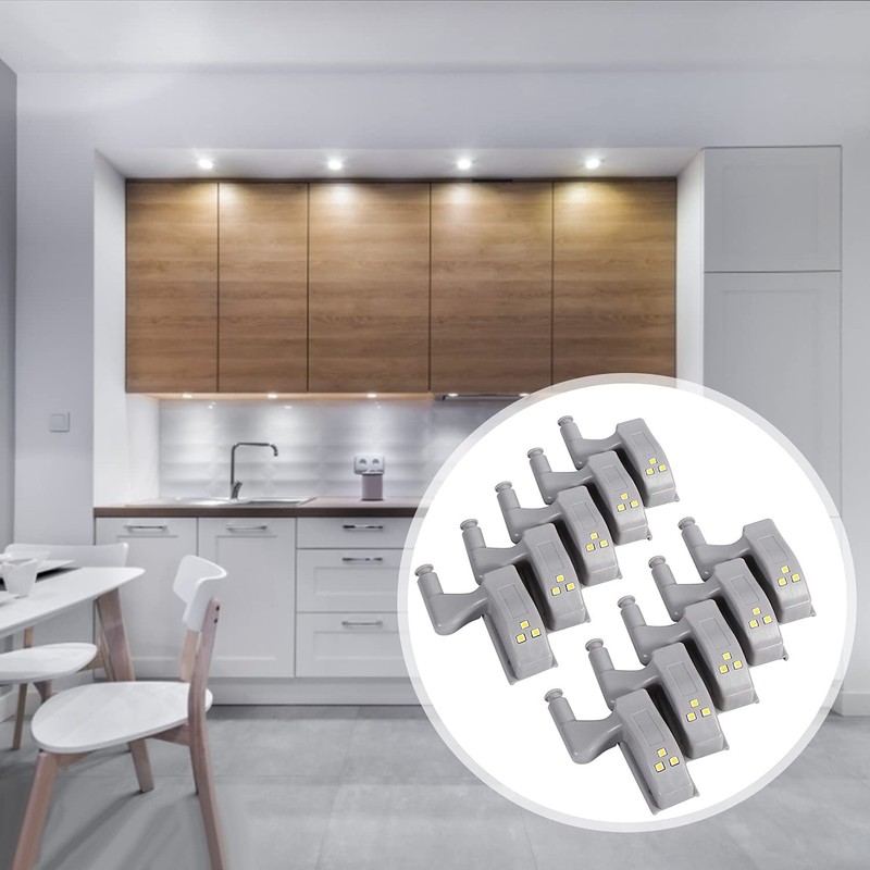 Sodela Sensor Light, Cabinet Lighting Hinge Pack of 10 Sensor
