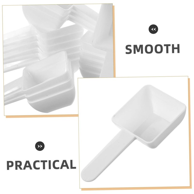 Mobestech 40pcs Laundry Supplies Plastic Scoops for Laundry Measuring for