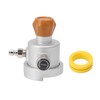 Soda Refill Adapter Aluminium Rubber With Air Release Switch and