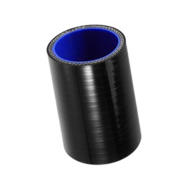 REPAIROCK Universal Straight Reducer Hose Silicone Hose Coupler Intercooler Tube 4-Ply Reinforced Intake Reducer Intercooler Pipe, 40mm, Silicone, Black Auto Replacement Parts