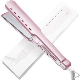 ROSILY Nano Titanium Flat Iron | 1.75 Inch Wide Hair Straightener, Dual Voltage 100-240V, Adjustable Temperature Suitable for All Hair Type, Instant Heat Up