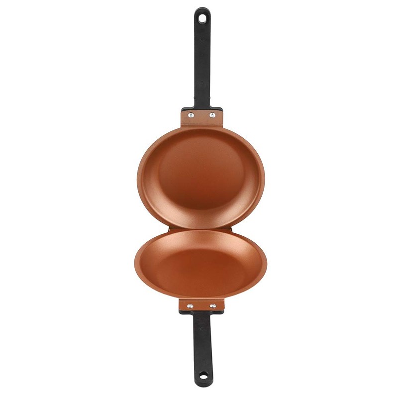 POCREATION Double Side Frying Pan, Nonstick Pancake Maker for Fried