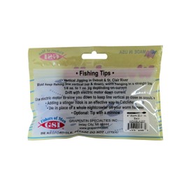 Catchmore Wyandotte Worms - Multiple Colors - 20 Pk - for Walleye, Bass, Vertical Jigging in River, etc (Black #WDWBLK-20P)