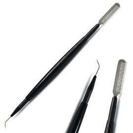 AAProTools Black Eyelash Volume Eye Lash Lashes Lifting Lifter Perm Perming Separating Tool Steel Comb