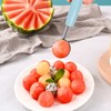2 Pack Melon Baller Scoop,Stainless Steel Fruit Decoration Carving Knife,Melon