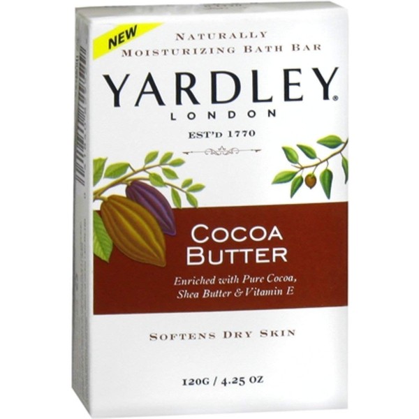 Yardley Moisturizing Bar Cocoa Butter 4.25 oz (Pack of 11)