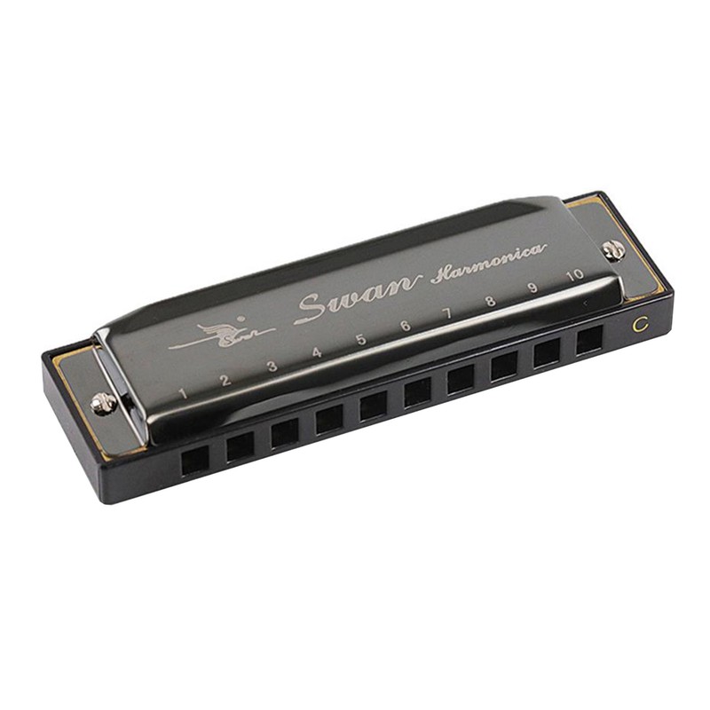 Swan SW1020-7 10 Holes 20 Tones Blues Diatonic Harmonica Key