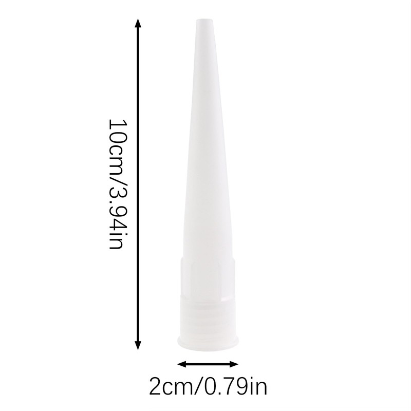 CChiai 30PCS Plastic Caulking Gun Extender Caulking Gun Extender Tip