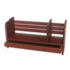 Proman Products Renaissance Desktop Red Wood Book Rack Adjustable with